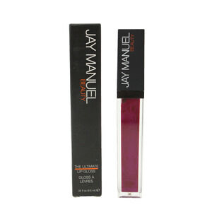 Jay Manuel Beauty The Ultimate Lip Gloss Guilt Bright Purple Lip Makeup